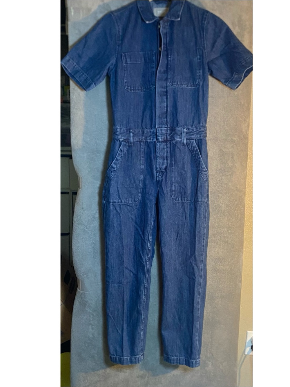 Everlane Dark Blue Denim Jumpsuit size 2
